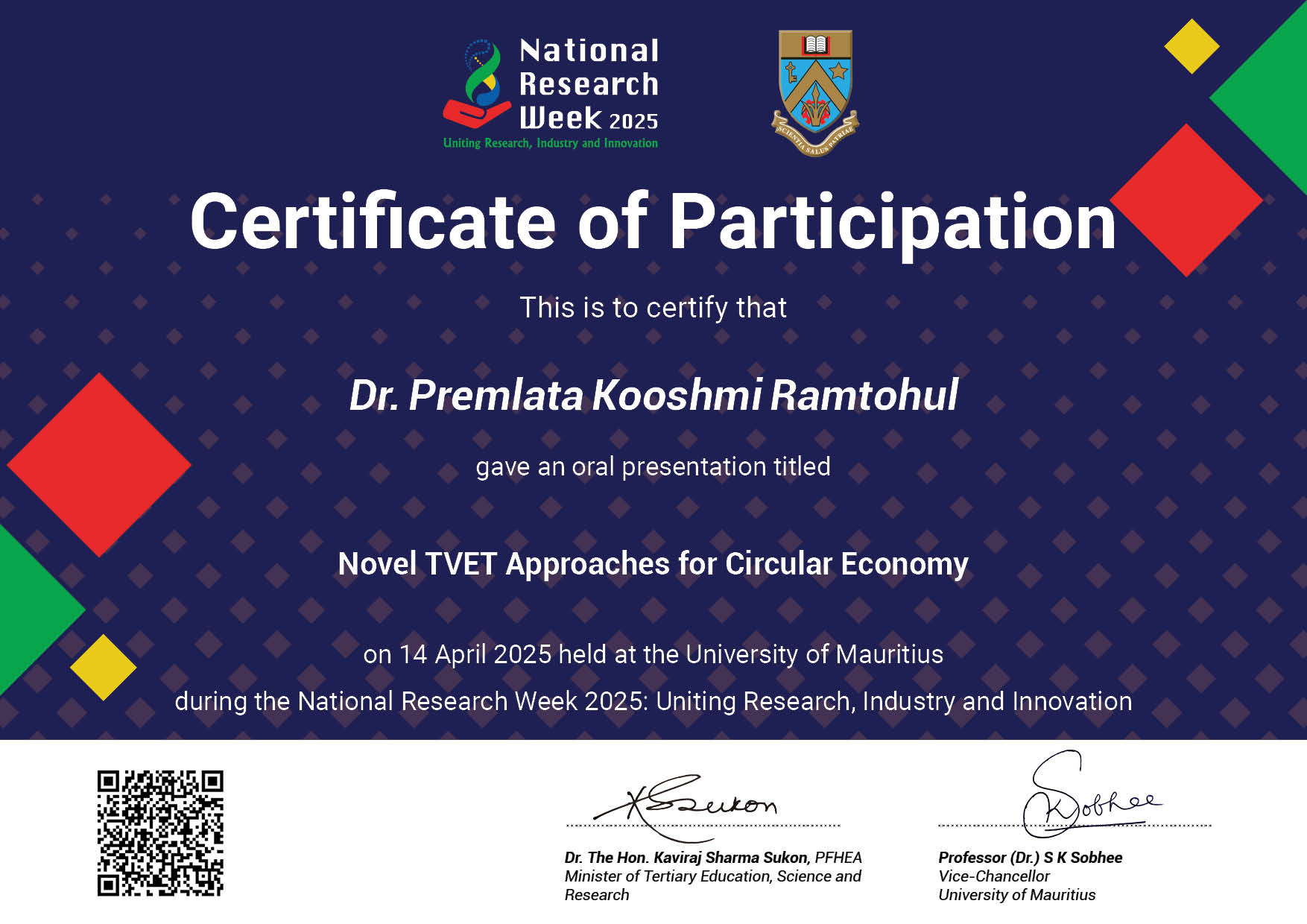 Premlata Kooshmi Ramtohul