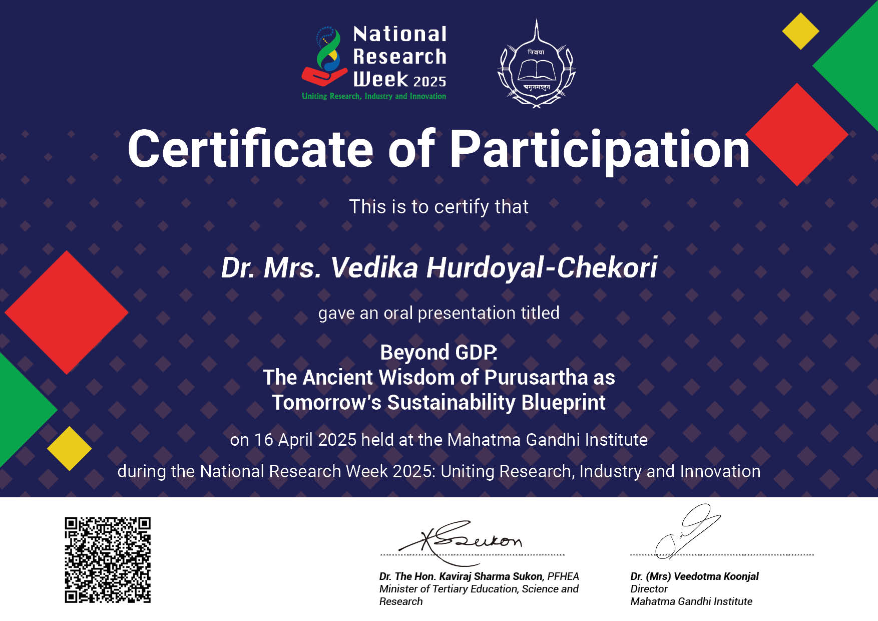 Vedika Hurdoyal-Chekori